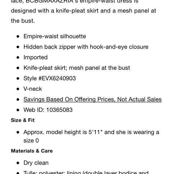 GORGEOUS BCBGMaxaria gown - Picture 4 of 5